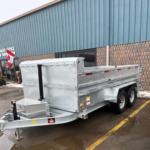 2026 Miska 7 Ton Galvanized Dump Trailer